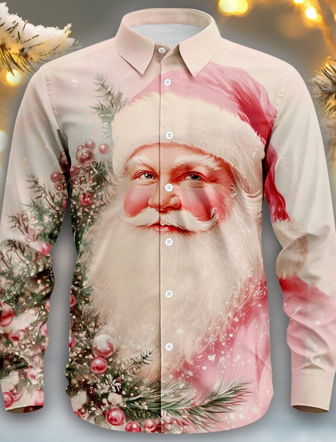 Fashion Personality 3D Digital Printing Men's Shirt