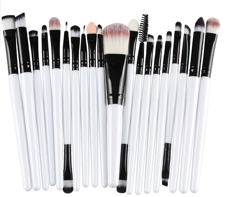 Professional Makeup Brush Set - Loose Powder, Blush & Eyeshadow Brushes Kit