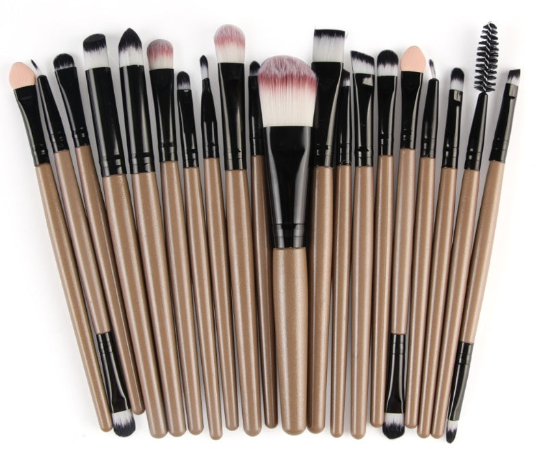 Professional Makeup Brush Set - Loose Powder, Blush & Eyeshadow Brushes Kit