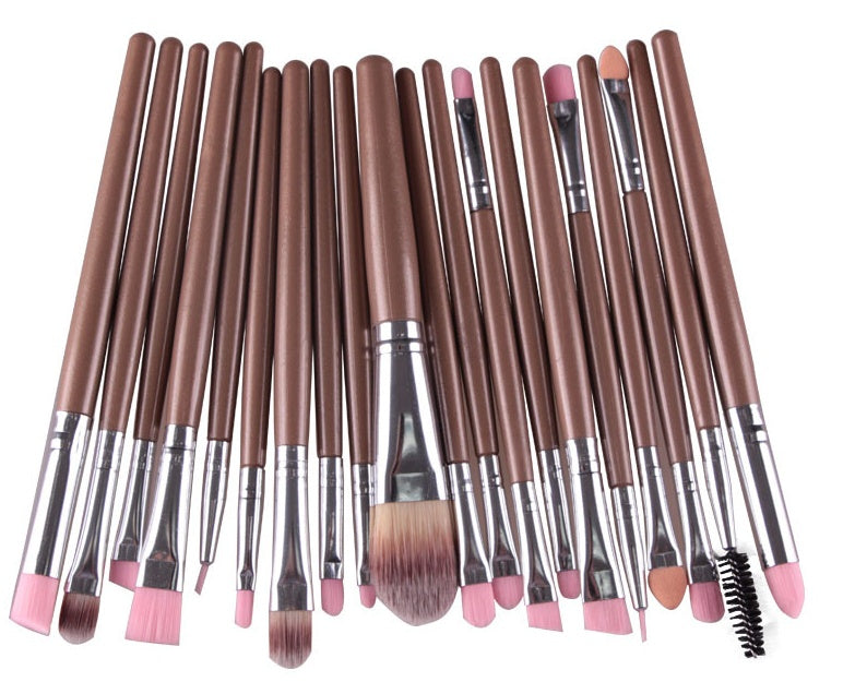 Professional Makeup Brush Set - Loose Powder, Blush & Eyeshadow Brushes Kit