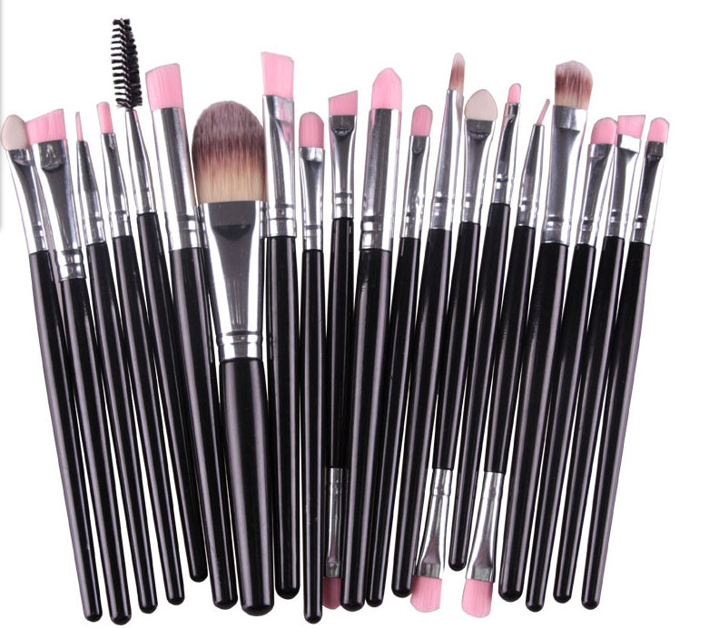 Professional Makeup Brush Set - Loose Powder, Blush & Eyeshadow Brushes Kit