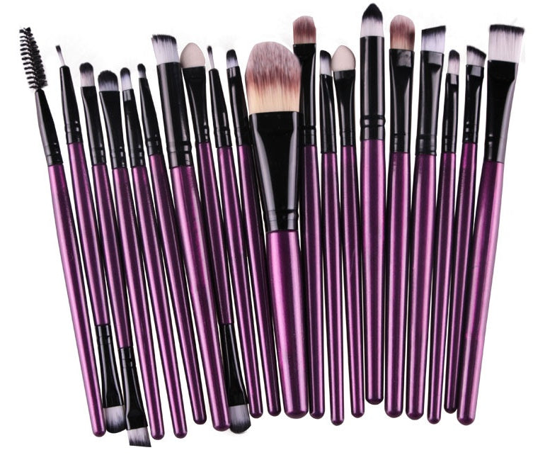 Professional Makeup Brush Set - Loose Powder, Blush & Eyeshadow Brushes Kit