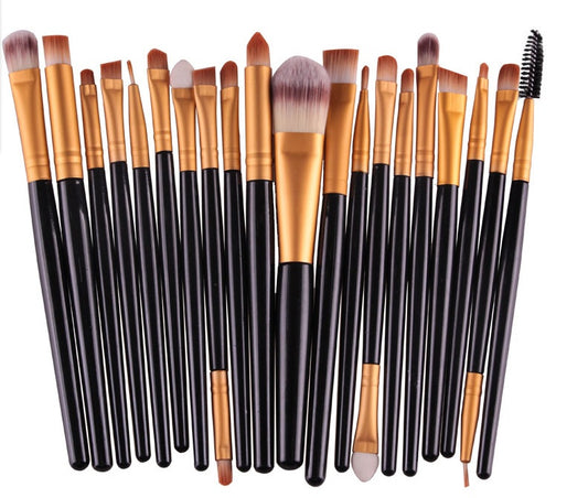 Professional Makeup Brush Set - Loose Powder, Blush & Eyeshadow Brushes Kit