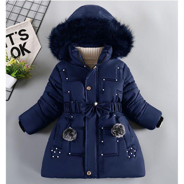 Girls Padded Cotton Clothes Thickened