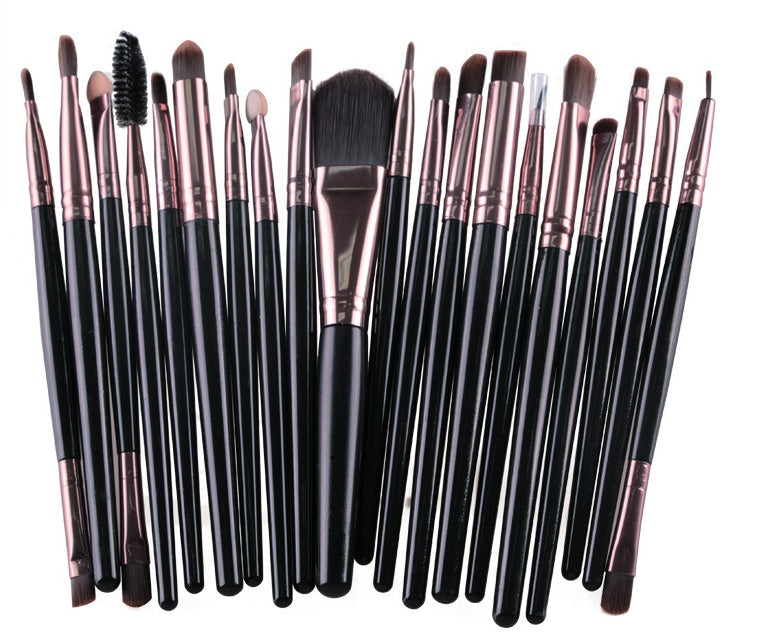 Professional Makeup Brush Set - Loose Powder, Blush & Eyeshadow Brushes Kit