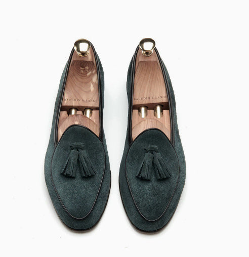 Fashion Retro British Beanie Shoes Men