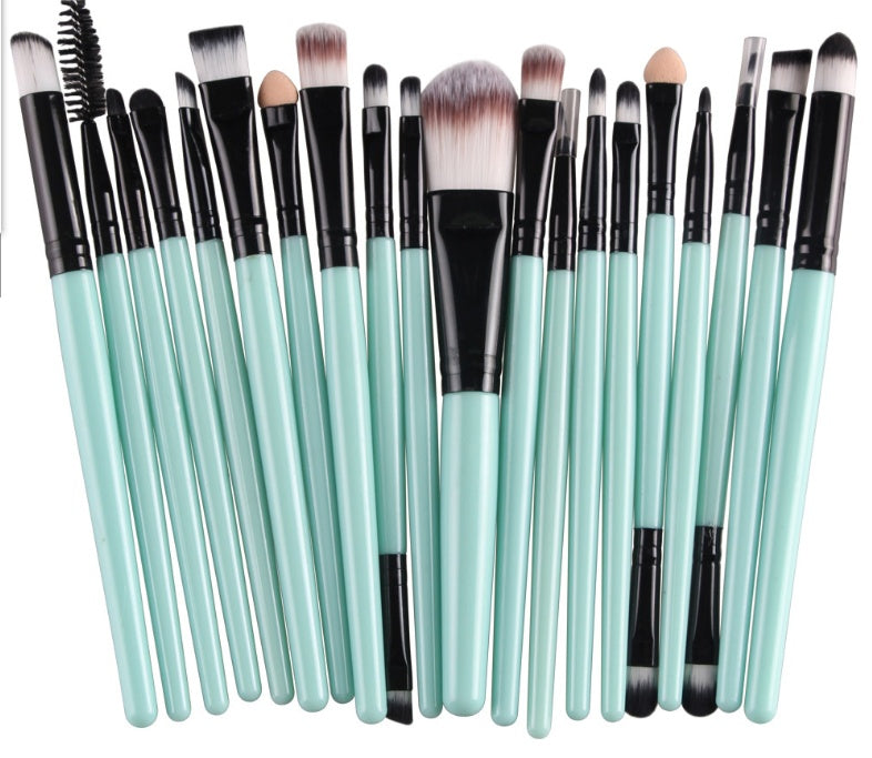 Professional Makeup Brush Set - Loose Powder, Blush & Eyeshadow Brushes Kit