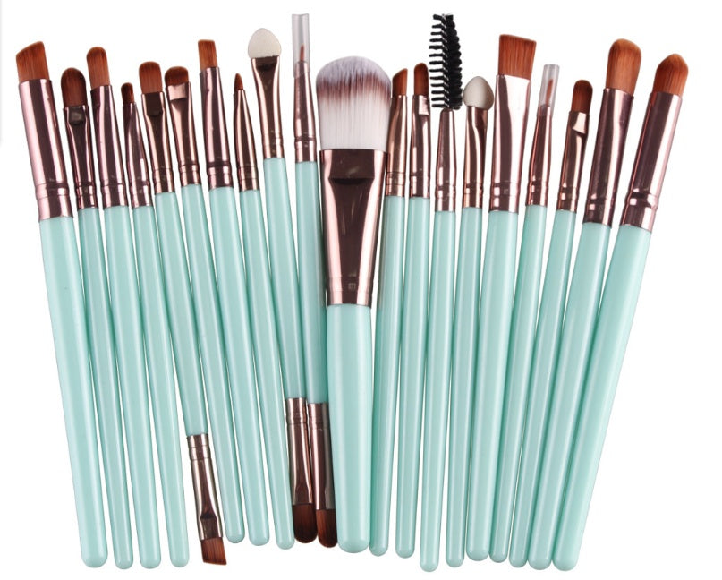 Professional Makeup Brush Set - Loose Powder, Blush & Eyeshadow Brushes Kit