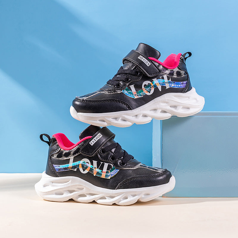 Korean Style Trendy Shoes Girls Girls Shoes Children's Sports Shoes