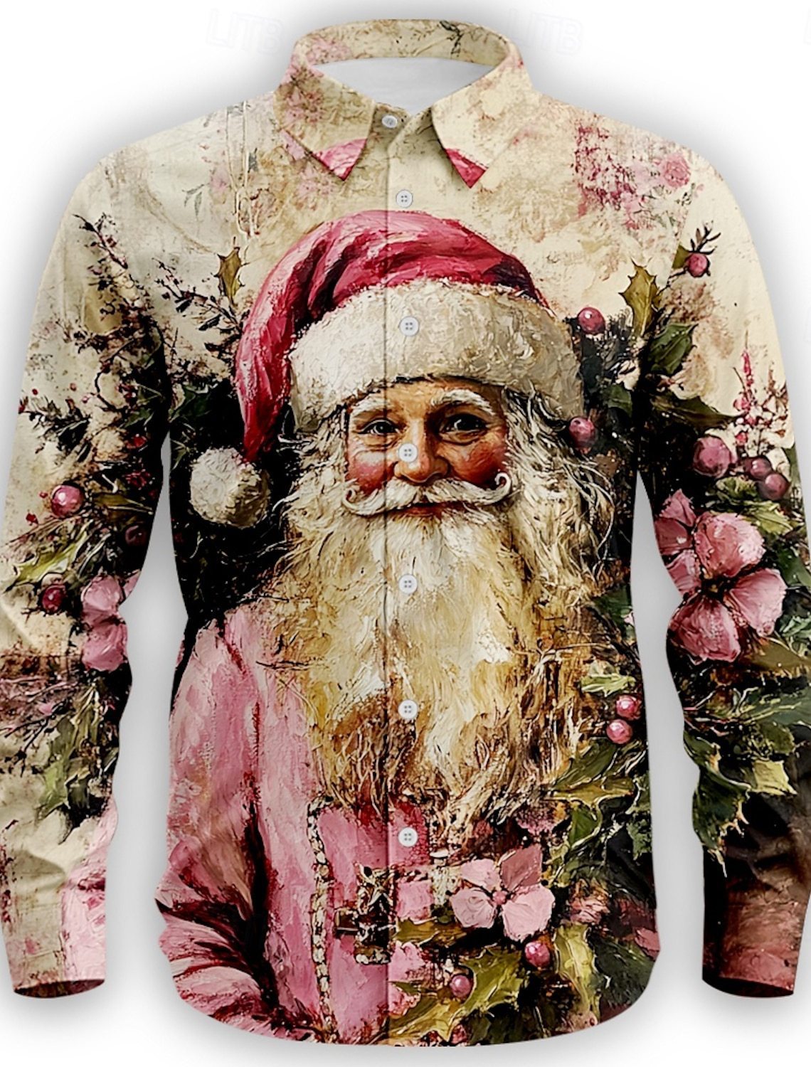 Fashion Personality 3D Digital Printing Men's Shirt