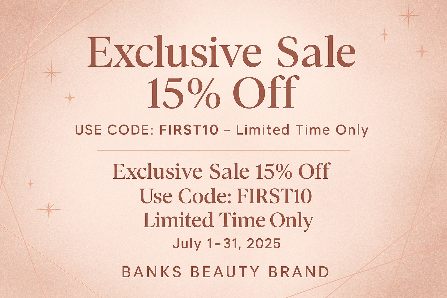 Exclusive Sale Banner