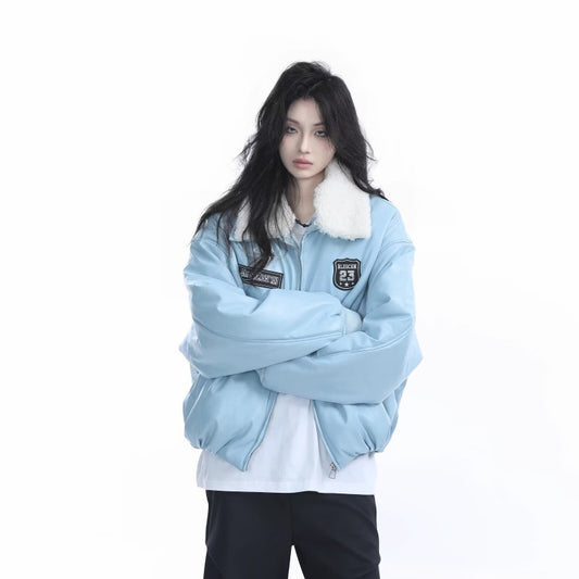 New Winter Cotton-padded Clothes For Girls Thick Warm Jacket