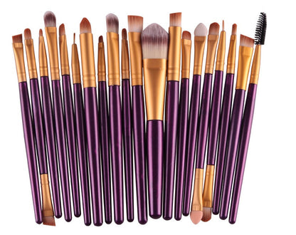 Professional Makeup Brush Set - Loose Powder, Blush & Eyeshadow Brushes Kit