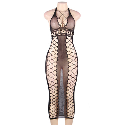 Women's Mesh Bodysuit - Sheer Hosiery Garment