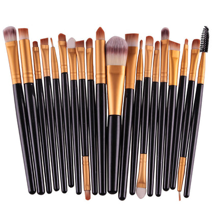 Professional Makeup Brush Set - Loose Powder, Blush & Eyeshadow Brushes Kit