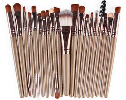 Professional Makeup Brush Set - Loose Powder, Blush & Eyeshadow Brushes Kit