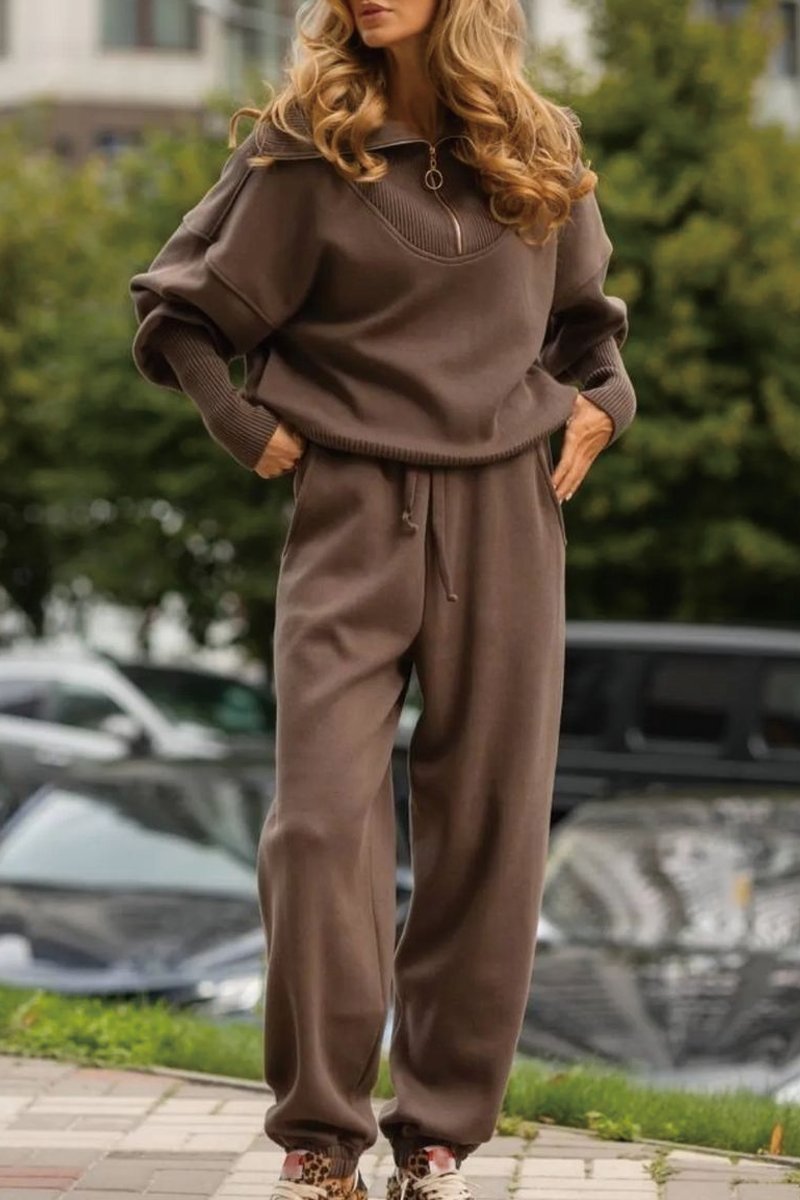 Long Sleeve Drawstring Trousers