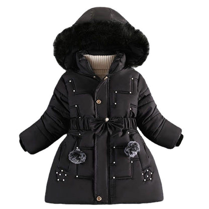 Girls Padded Cotton Clothes Thickened