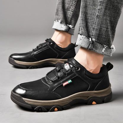 Fashion Leather Tide Shoes Breathable Casual Men