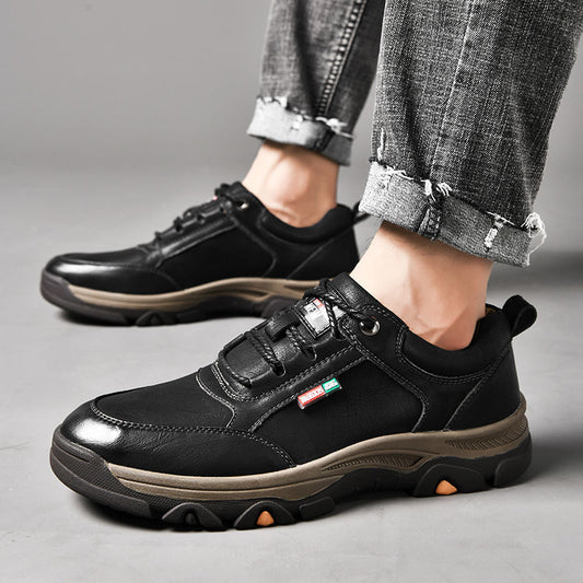 Fashion Leather Tide Shoes Breathable Casual Men