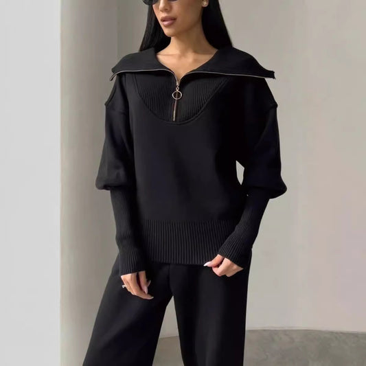 Long Sleeve Drawstring Trousers